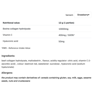 Collagen 10 000 мг 480 гр | AllNutrition Collagen 10 000 мг 480 гр | AllNutrition