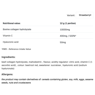 Collagen 10 000 мг 480 гр | AllNutrition