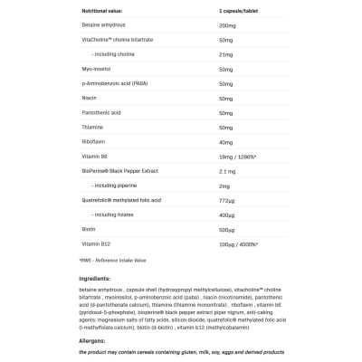 Methyl B-50 B-complex 60 капсули | Allnutrition Methyl B-50 B-complex 60 капсули | Allnutrition