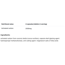 Activated Charcoal 120 капсули | Allnutrition