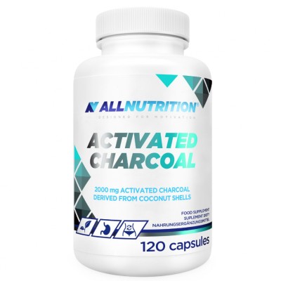 Activated Charcoal 120 капсули | Allnutrition