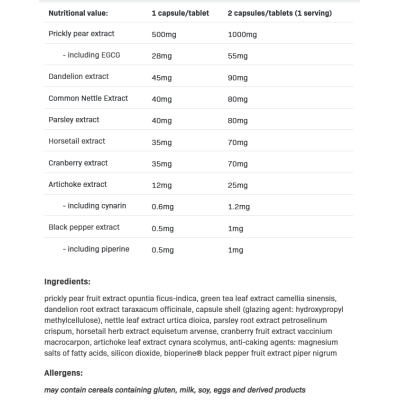 Redox Water Out 120 капсули | Allnutrition