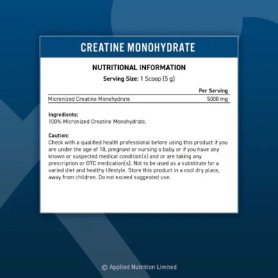 Creatine Monohydrate Unflavoured 250 гр | Applied Nutrition