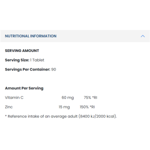Zinc 90 таблетки | Applied Nutrition