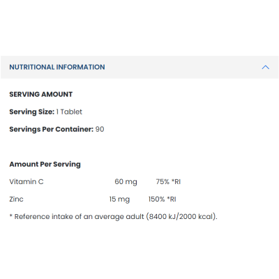 Zinc 90 таблетки | Applied Nutrition