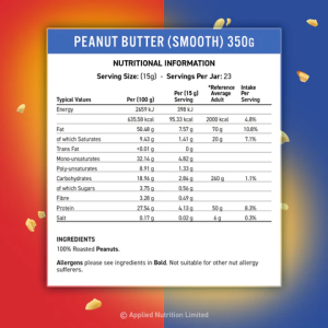 Peanut Butter Smooth 350 гр | Applied Nutrition