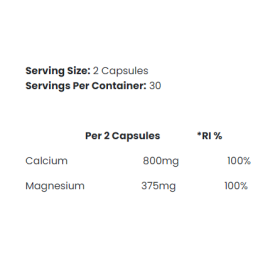 Calcium & Magnesium 60 капсули | Applied Nutrition
