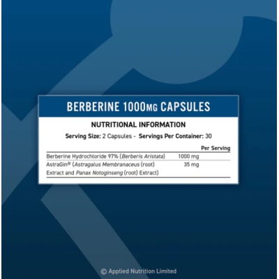 Berberine 1000 мг 60 капсули | Applied Nutrition