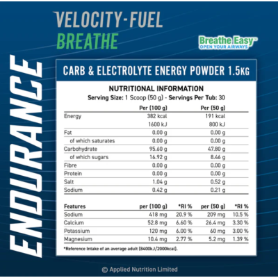 Endurance Breathe 1500 гр | Applied Nutrition