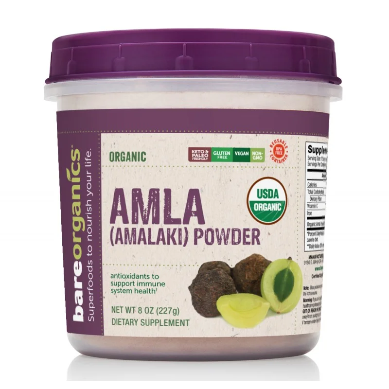 AMLA Powder 227 гр | BareOrganics AMLA Powder 227 гр | BareOrganics