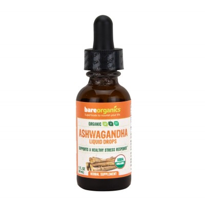 Ashwagandha Liquid Drops 30 мл | BareOrganics