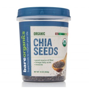 Chia Seeds 454 гр | BareOrganics