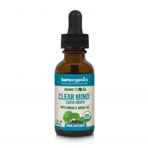 Clear Mind Liquid Drops 30 мл | BareOrganics
