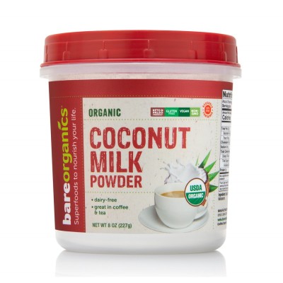 Coconut Milk Powder 227 гр | BareOrganics