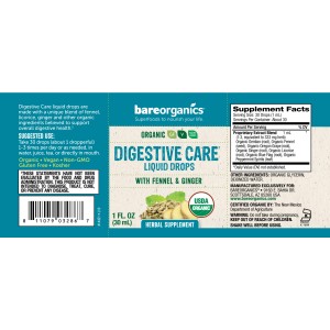 Digestive Care Liquid Drops 30 мл | BareOrganics