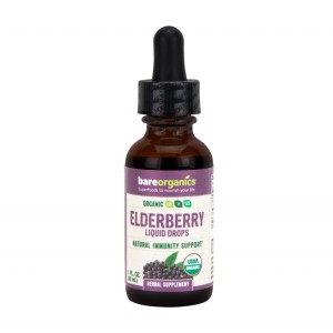 Elderberry Liquid Drops 30 мл | BareOrganics