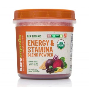 Energy & Stamina Blend Powder 227 гр | BareOrganics