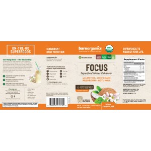 Focus Superfood Water Enhancer - Тропически Плодове 12 x 6.5 гр | BareOrganics