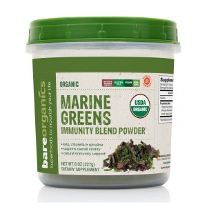Marine Greens Immunity Blend Powder 227 гр | BareOrganics