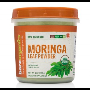Moringa Leaf Powder 227 гр | BareOrganics Moringa Leaf Powder 227 гр | BareOrganics