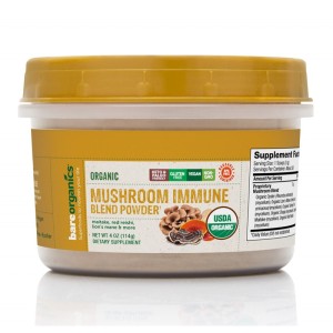 Mushroom Immune Blend Powder 114 гр | BareOrganics Mushroom Immune Blend Powder 114 гр | BareOrganics