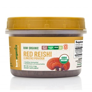 Red Reishi Powder 114 гр | BareOrganics Red Reishi Powder 114 гр | BareOrganics