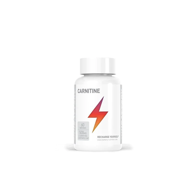 Carnitine 500 мг 60 капсули | Battery Nutrition Carnitine 500 мг 60 капсули | Battery Nutrition