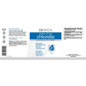 Chlorella 500 мг 200 капсули | Biovea