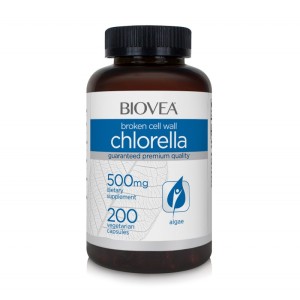 Chlorella 500 мг 200 капсули | Biovea
