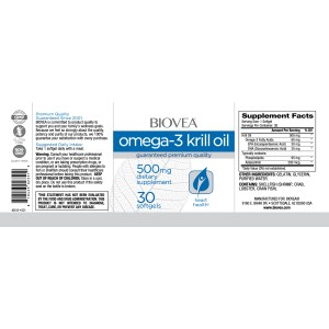 Omega-3 Krill Oil 30 гел-капсули | Biovea
