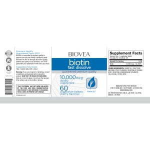 Biotin 10 000 60 таблетки | Biovea
