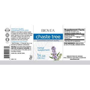Chaste Tree Liquid Drops 30 мл | Biovea
