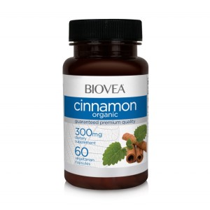 Cinnamon Organic 300 мг 60 капсули | Biovea Cinnamon Organic 300 мг 60 капсули | Biovea