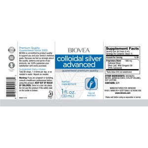 Colloidal Silver Advanced Drops 30 мл | Biovea