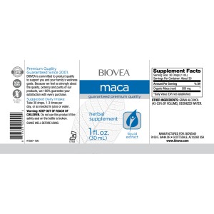 Maca Liquid Drops 30 мл | Biovea