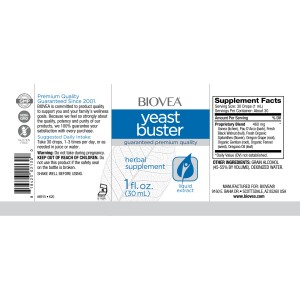 Yeast Buster Liquid Drops 30 мл | Biovea