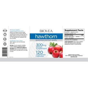 Hawthorn 300 мг 120 капсули | Biovea