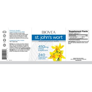 St. John's Wort 450 мг 240 капсули | Biovea