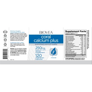 Coral Calcium Plus 1000 мг 120 kапсули | Biovea