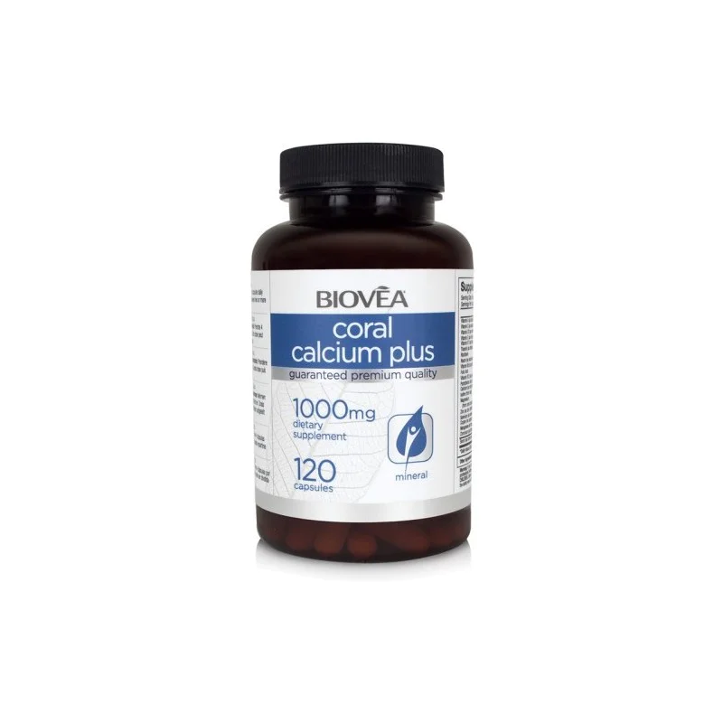 Coral Calcium Plus 1000 мг 120 kапсули | Biovea Coral Calcium Plus 1000 мг 120 kапсули | Biovea