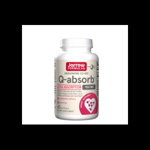 Q-absorb Ubiquinone Co-Q10 100 мг 60 гел-капсули | Jarrow Formulas
