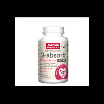 Q-absorb Ubiquinone Co-Q10 100 мг 60 гел-капсули | Jarrow Formulas