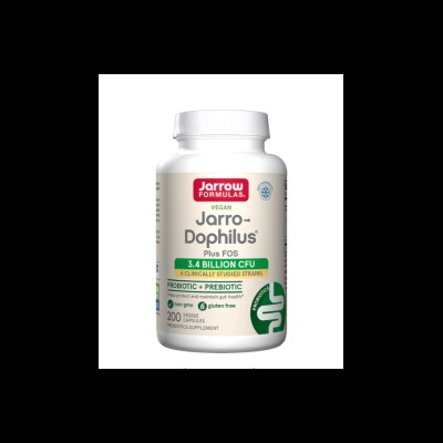 Vegan Jarro-Dophilus Plus FOS 3.4 млрд. CFU 200 веге капсули | Jarrow Formulas Vegan Jarro-Dophilus Plus FOS 3.4 млрд. CFU 200 веге капсули | Jarrow Formulas