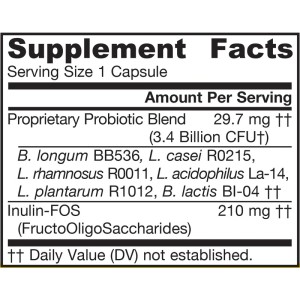 Vegan Jarro-Dophilus Plus FOS 3.4 млрд. CFU 200 веге капсули | Jarrow Formulas Vegan Jarro-Dophilus Plus FOS 3.4 млрд. CFU 200 веге капсули | Jarrow Formulas