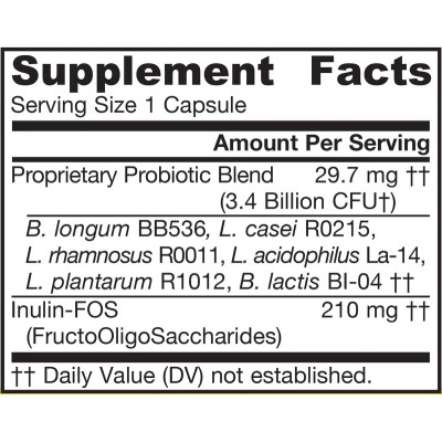 Vegan Jarro-Dophilus Plus FOS 3.4 млрд. CFU 200 веге капсули | Jarrow Formulas Vegan Jarro-Dophilus Plus FOS 3.4 млрд. CFU 200 веге капсули | Jarrow Formulas