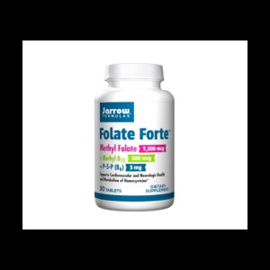 Folate Forte Methyl Folate + Methyl B12 + P-5-P 30 таблетки | Jarrow Formulas