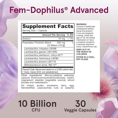Fem-Dophilus Advanced 30 капсули | Jarrow Formulas