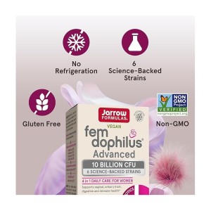 Fem-Dophilus Advanced 30 капсули | Jarrow Formulas Fem-Dophilus Advanced 30 капсули | Jarrow Formulas