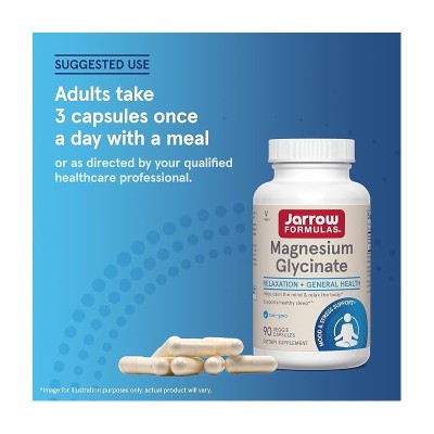 Magnesium Glycinate 90 капсули | Jarrow Formulas