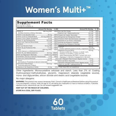 Women's Multi+ Multivitamin 60 таблетки | Jarrow Formulas